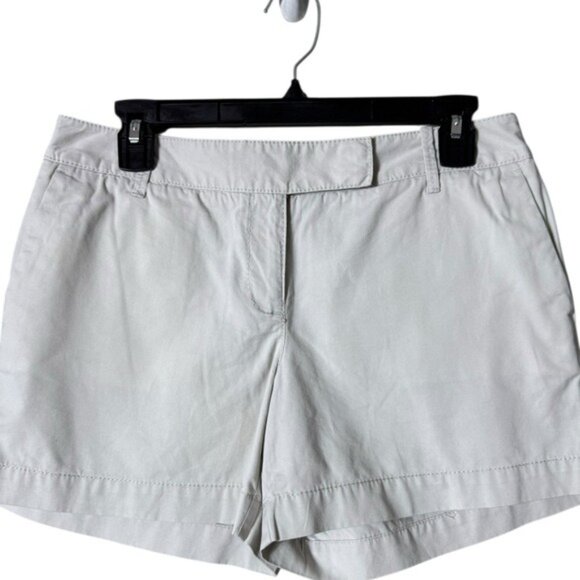 Ann Taylor Loft Women’s Chino Shorts Size 4 Classic Preppy Y2K Academia - Picture 2 of 5